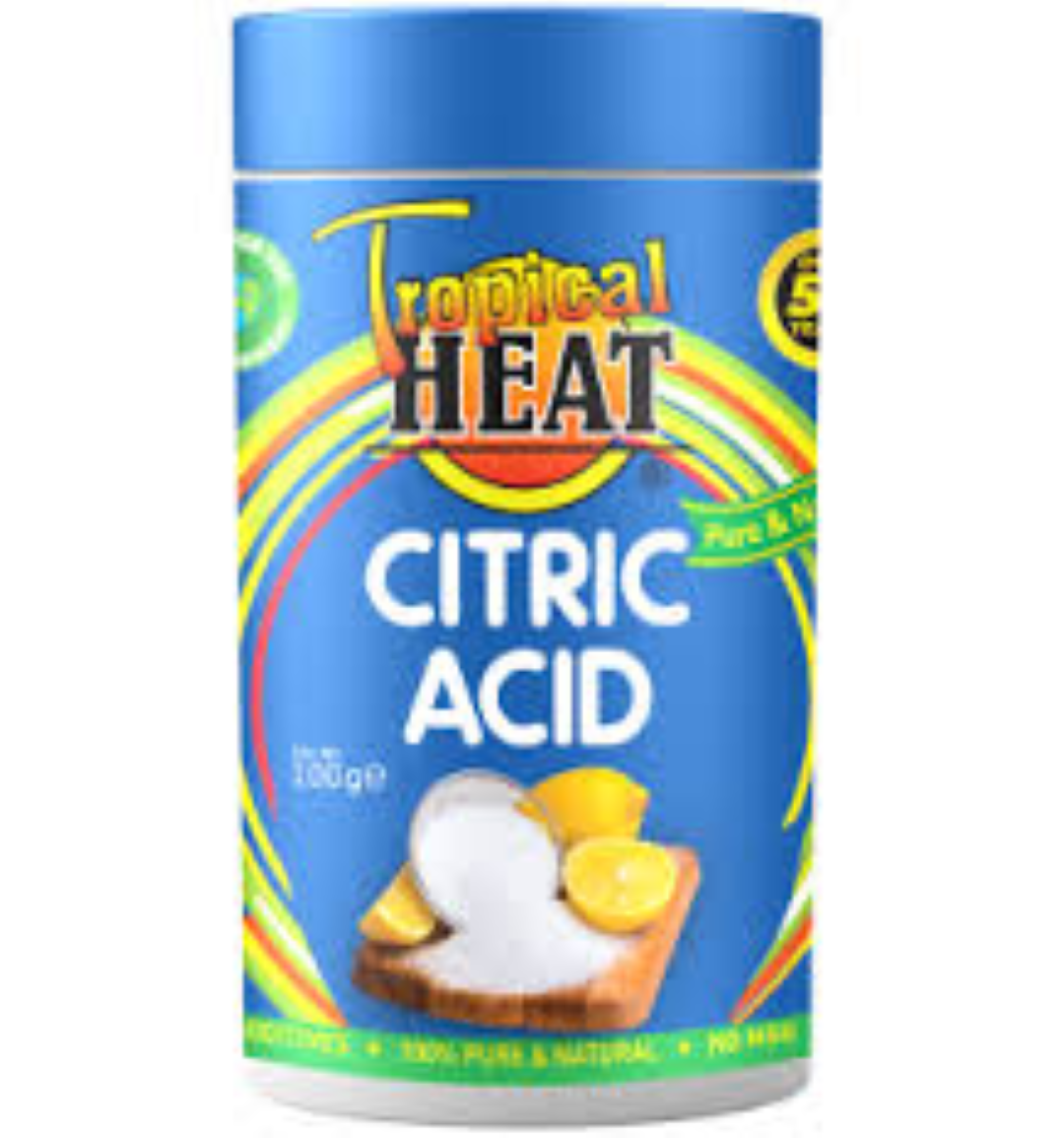 TROPICAL HEAT CITRIC ACID 100G JAR